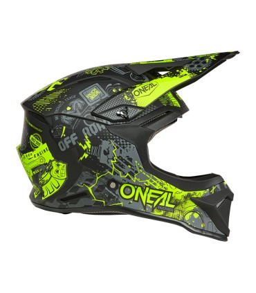 Oneal 1 Srs Vibrant V.26 black yellow helmet