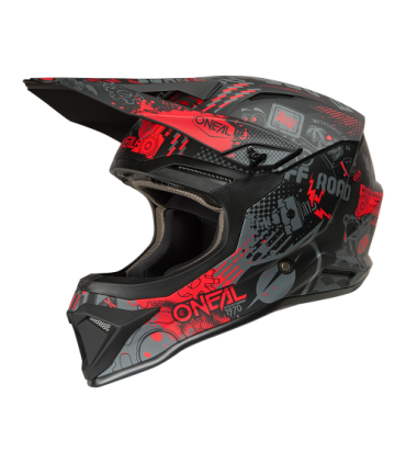 Oneal 1 Srs Vibrant V.26 black red helmet