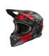 Casco cross Oneal 1 Srs Vibrant V.26 nero rosso