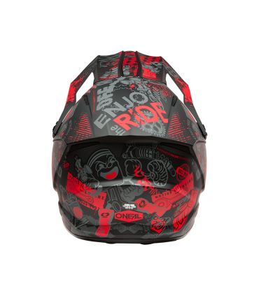 Oneal 1 Srs Vibrant V.26 black red helmet