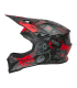 Casco cross Oneal 1 Srs Vibrant V.26 nero rosso