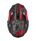 Casque cross Oneal 1 Srs Vibrant V.26 noir rouge