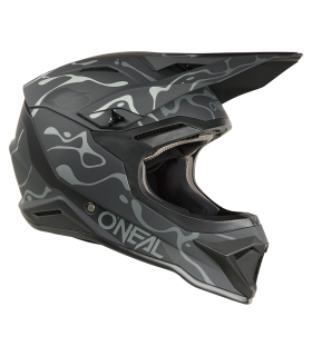 Casco cross Oneal 1 Srs Splash V.26 nero grigio