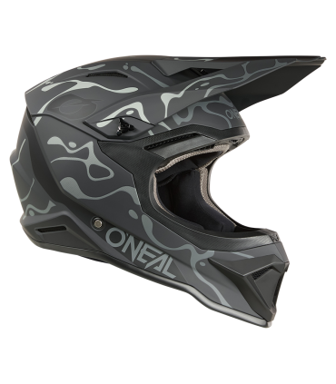 Casco cross Oneal 1 Srs Splash V.26 nero grigio