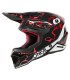 Helm cross Oneal 1 Srs Splash V.26 schwarz rot