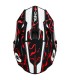 Helm cross Oneal 1 Srs Splash V.26 schwarz rot