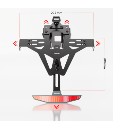 Higsider Kennzeichenhalter Pro Akron-RS Yamaha 700 (2018-21)