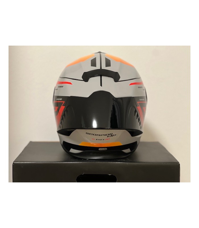 Casco Scorpion Exo R1 Evo 2 Air Adrenaline arancio