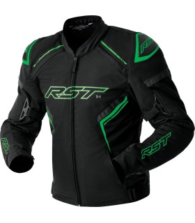 Veste Rst S1 D3O Textile noir vert