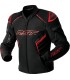 Veste Rst S1 D3O Textile noir rouge