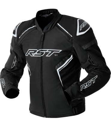 Veste Rst S1 D3O Textile noir blanc
