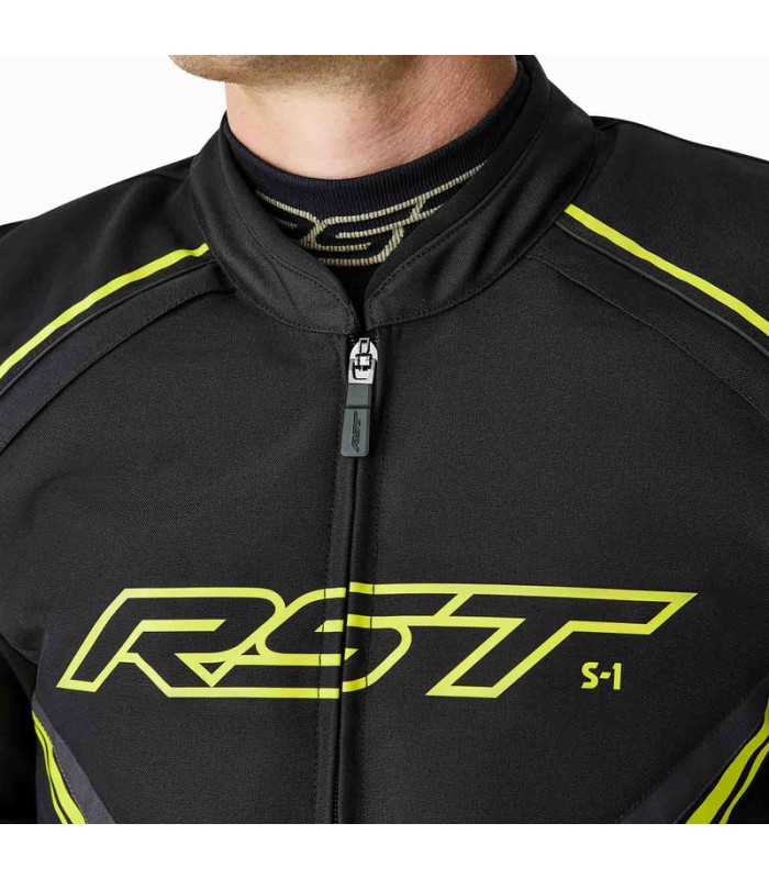Rst S1 D3O Textile black yellow jacket