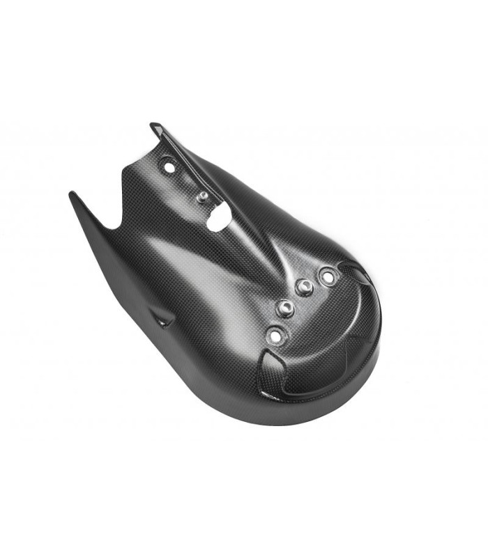 CNC Racing Carbon matt Auspuff-Hitzeschild für Ducati Streetfighter V2 (2022-24)