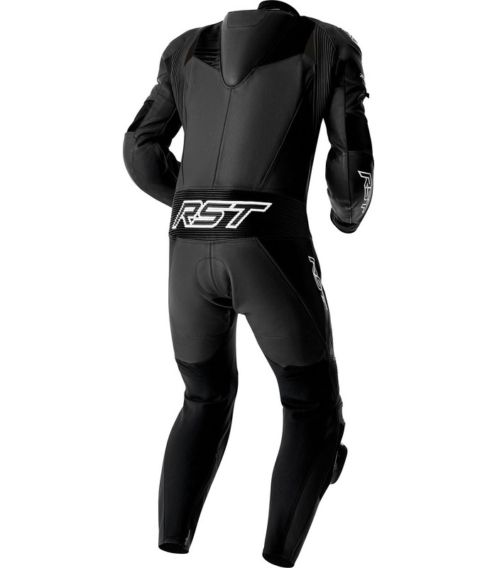 Rst Tractech EVO D3O black white leather suit