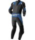 Combinaison en cuir Rst Tractech EVO D3O noir bleu