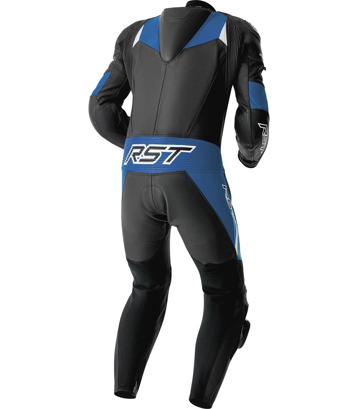 Tuta in pelle Rst Tractech EVO D3O nero blu