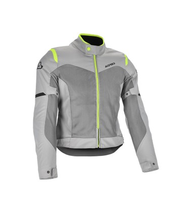 Giacca donna estiva Acerbis Ramsey vented 2.0 grigio giallo