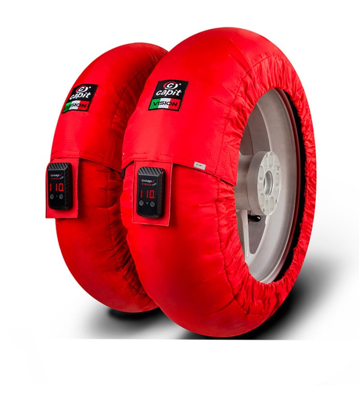 Capit tyre warmers Suprema Vision m/L red