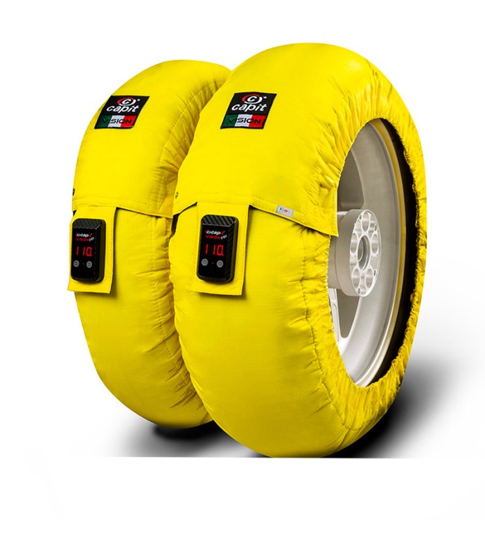 Capit tyre warmers Suprema Vision m/L yellow