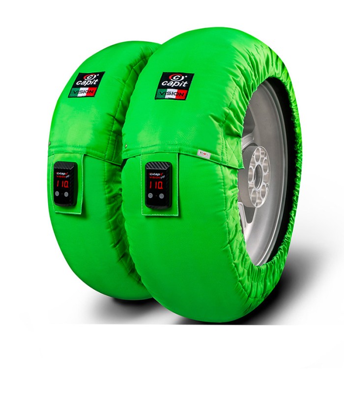 Capit tyre warmers Suprema Vision m/xl green