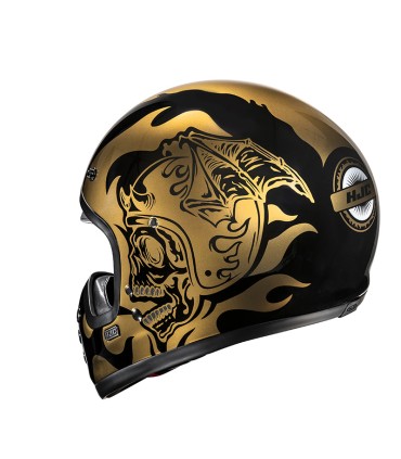 Hjc V60 Flame gold helmet