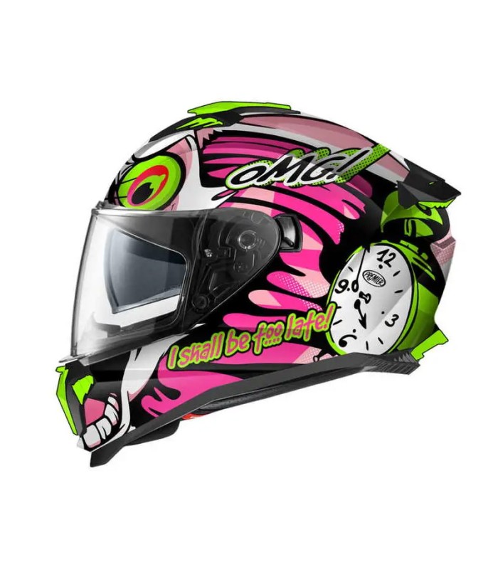Casco Premier Typhoon BU 18 BM bianco fuchsia