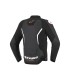 Veste en cuir Alpinestars GP Force V2 noir blanc