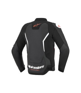 Alpinestars GP Force V2 leather jacket black white