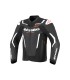 Alpinestars GP Force V2 leather jacket black white
