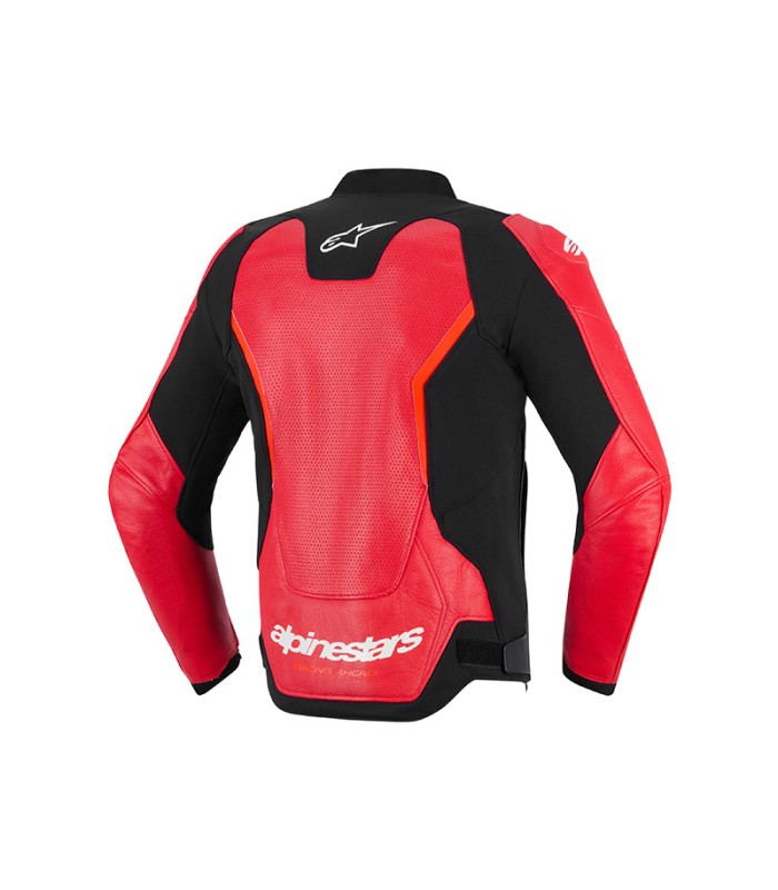 Lederjacke Alpinestars GP Force V2 Airflow rot