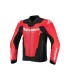 Veste cuir Alpinestars GP Force V2 Airflow rouge
