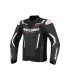 Lederjacke Alpinestars GP Force V2 Airflow schwarz weiss