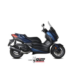 Echappement Mivv Mover inox noir Yamaha XMax 400 (2017-20)