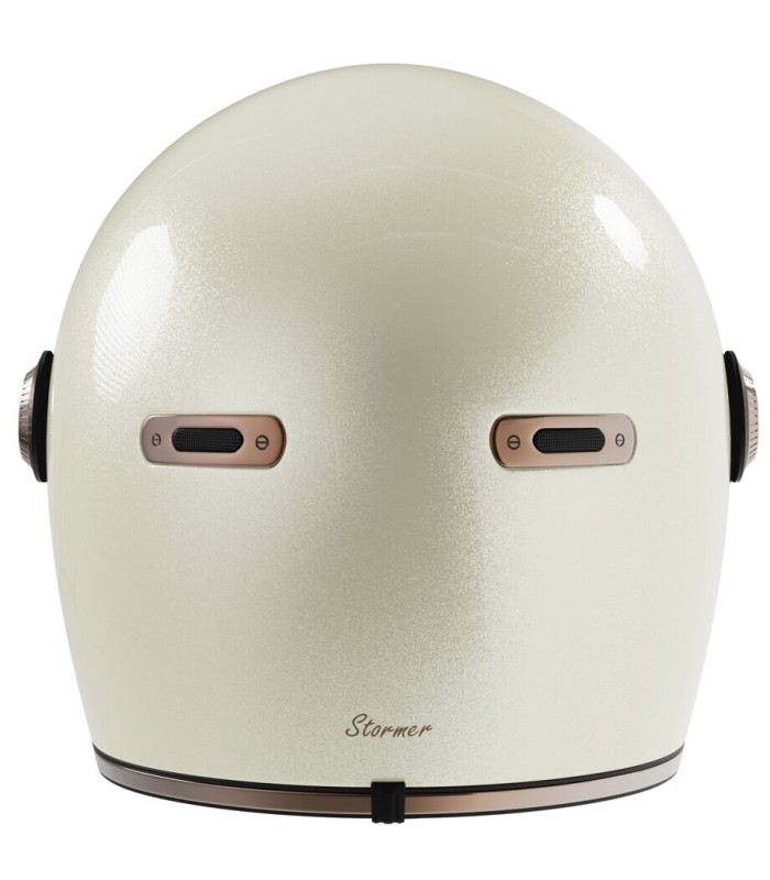Stormer History white pearl helmet