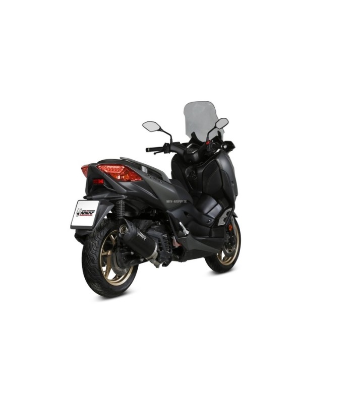 Mivv Mover inox black exhaust Yamaha XMax 125 (2021-24)