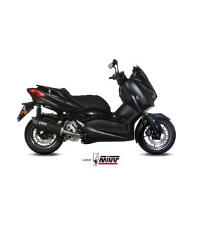 Mivv Mover inox black exhaust Yamaha XMax 300 (2017-20)