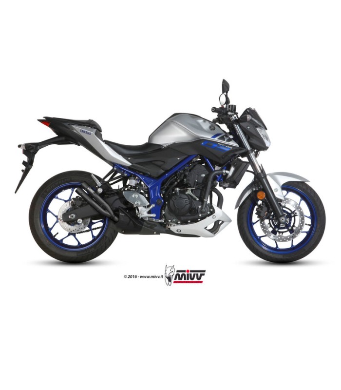 Mivv Double Gun inox Yamaha MT-03 (2015-26)