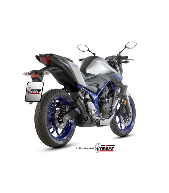 Mivv Double Gun inox Yamaha MT-03 (2015-26)
