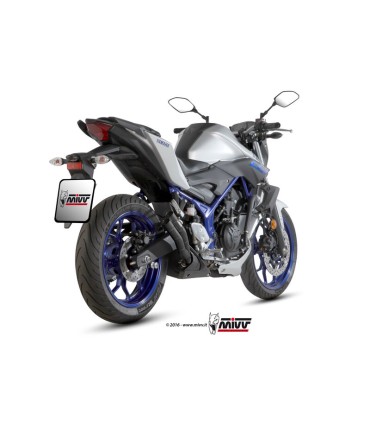 Mivv Double Gun inox Yamaha MT-03 (2015-26)