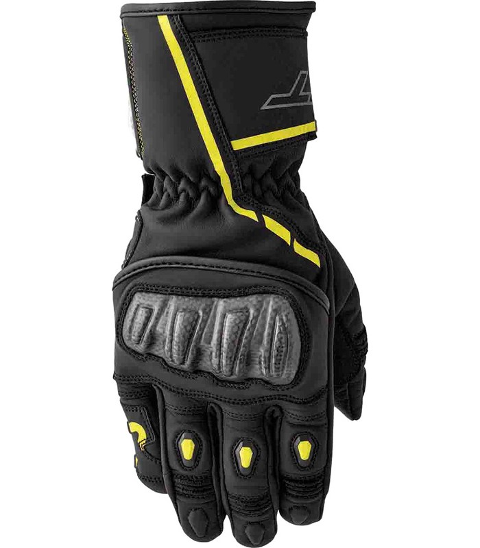Guanti in pelle RST S-1 nero giallo