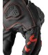 Leder handschuhe RST S-1 schwarz rot