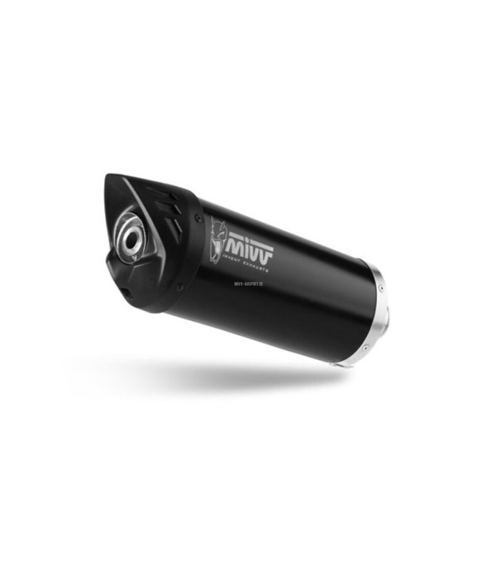 Echappement Mivv Mover inox noir Honda Forza 300 (2018-20)