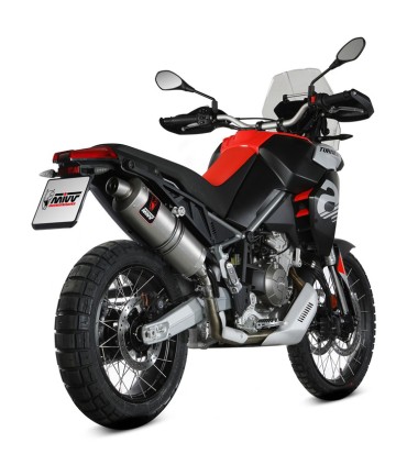 Scarico Mivv Dakar slip-on Aprilia Tuareg 660 (2022-26) inox