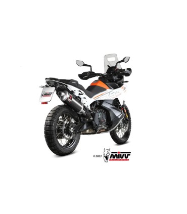 Auspuff Mivv Dakar slip-on Mivv Dakar slip-on Ktm 790 Adventure R (2019-26) schwarz