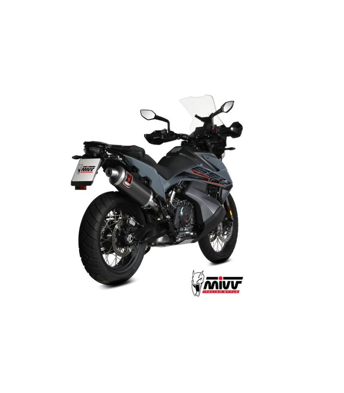Scarico Mivv Dakar slip-on Ktm 890 Adventure R (2020-26) nero