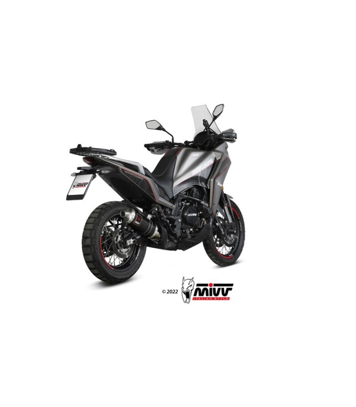 Auspuff Mivv Dakar slip-on Mivv Dakar slip-on Moto Morini X-Cape 650 (2021-24) schwarz