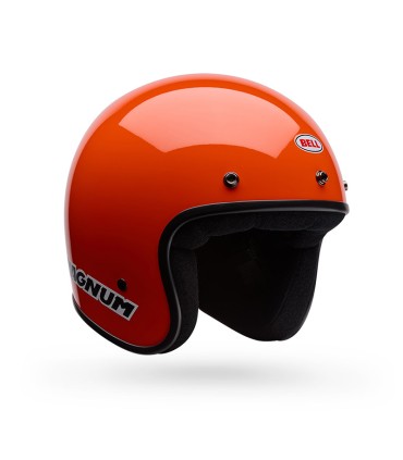 Bell Magnum orange helmet