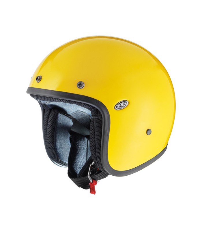 Casco jet Premier Classic U12 22.06 giallo fluo