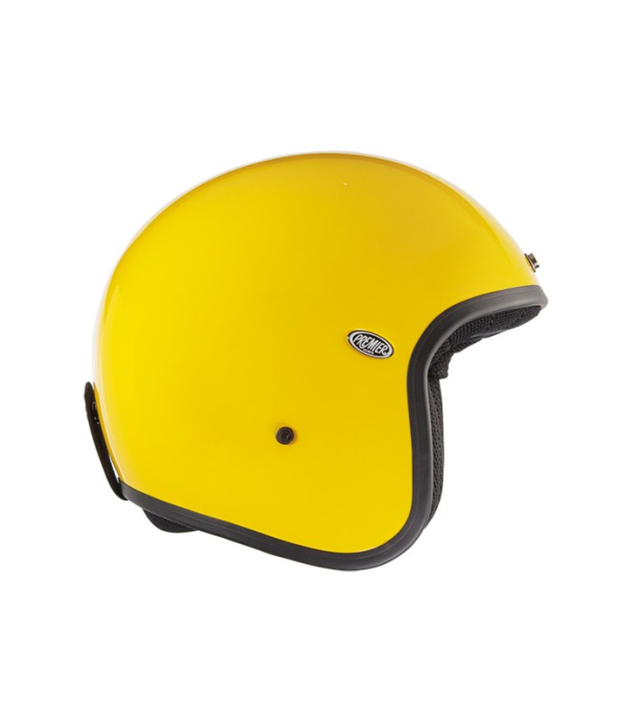 Casco jet Premier Classic U12 22.06 giallo fluo