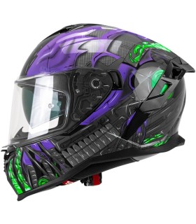 Casco integrale CGM 363 Shot Villain Nero Viola